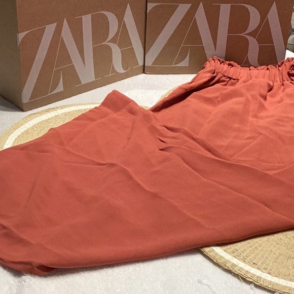 Palazzo pants. Petite Lg. New. Lightweight for spring and summer. High waisted. - Picture 2 of 4